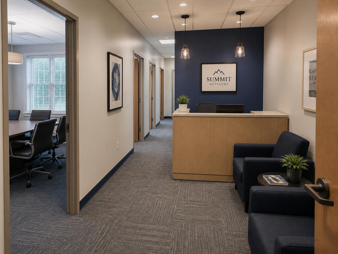 Imagined interior view — Professional office suite at 221 Ruthers Rd, Unit 201
