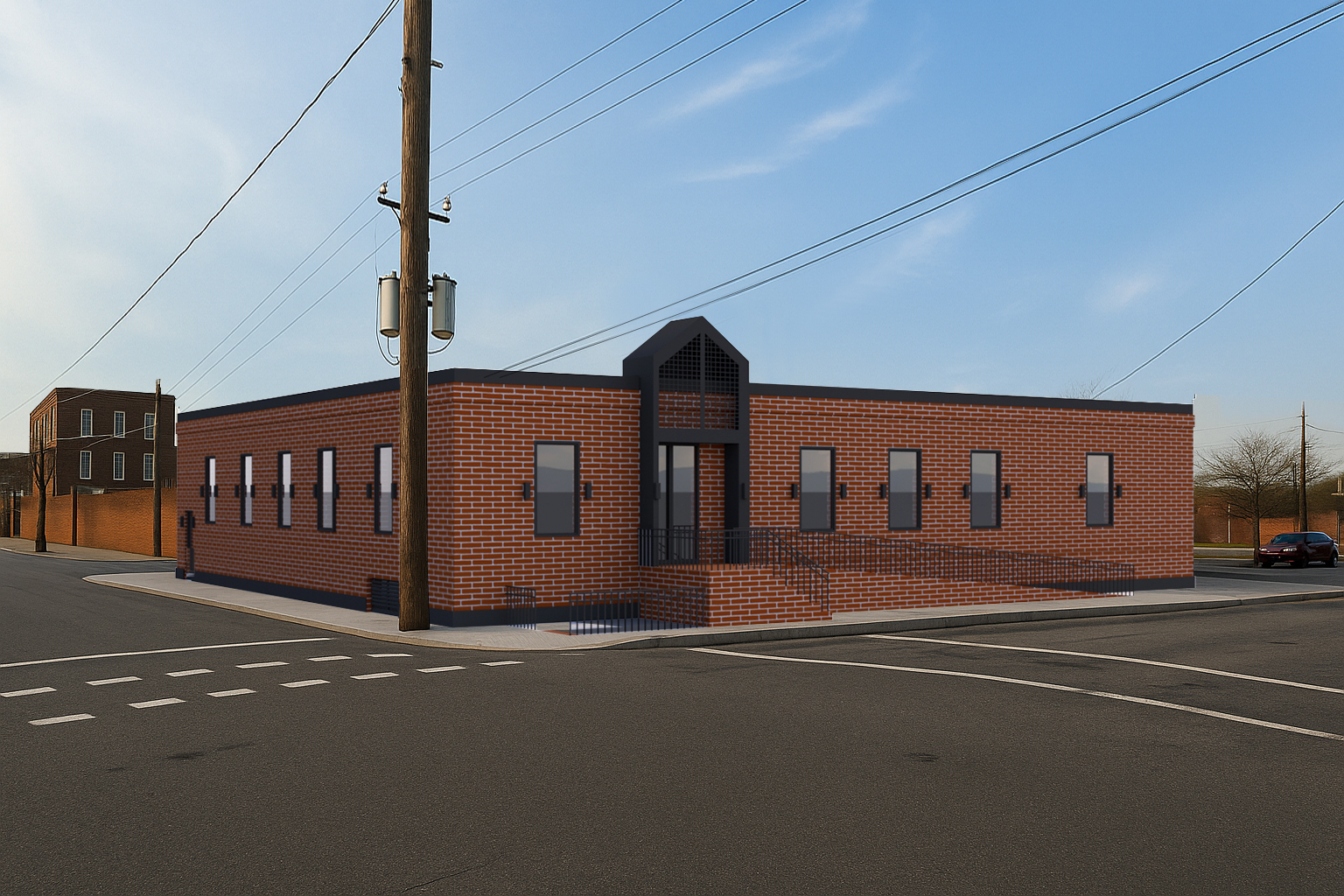 Exterior concept 1 — 256 E. Cawson St